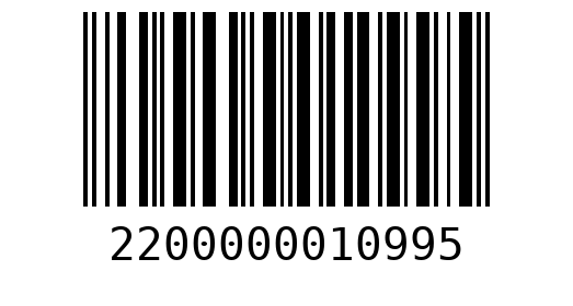 Штрихкод 2200000010995
