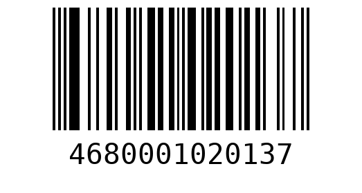 Штрихкод 4680001020137