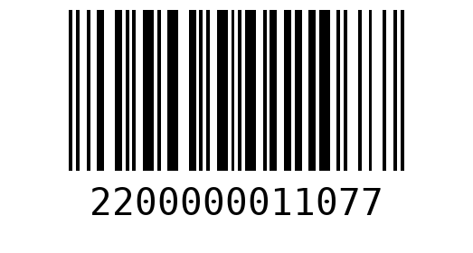 Штрихкод 2200000011077