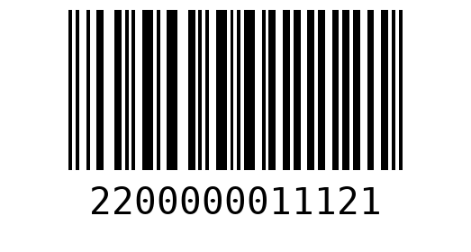 Штрихкод 2200000011121