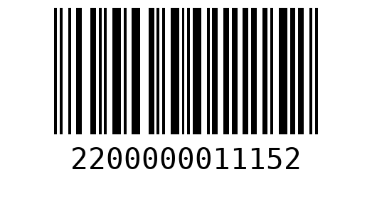 Штрихкод 2200000011152
