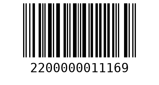Штрихкод 2200000011169