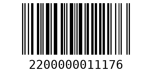 Штрихкод 2200000011176