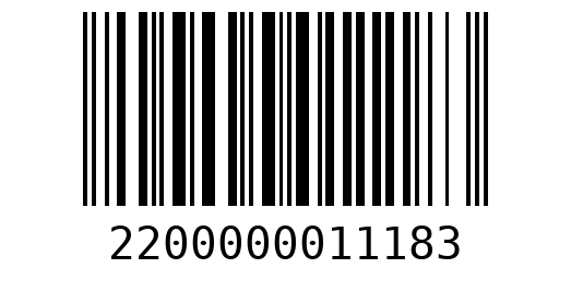 Штрихкод 2200000011183