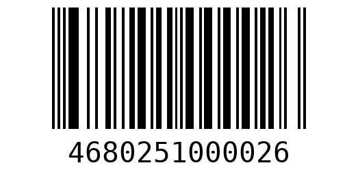 Штрихкод 4680251000026