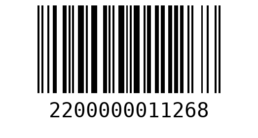 Штрихкод 2200000011268