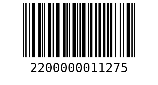 Штрихкод 2200000011275