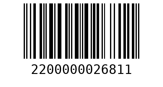Штрихкод 2200000026811