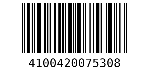 Штрихкод 4100420075308