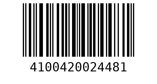 Штрихкод 4100420024481