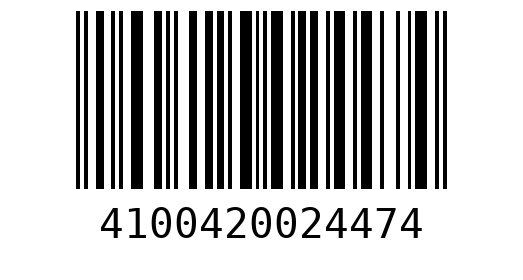 Штрихкод 4100420024474