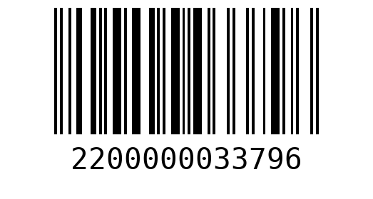 Штрихкод 2200000033796