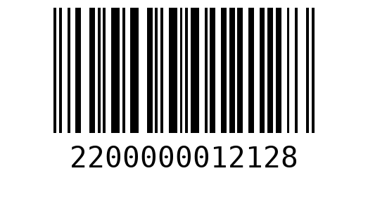 Штрихкод 2200000012128