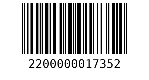Штрихкод 2200000017352