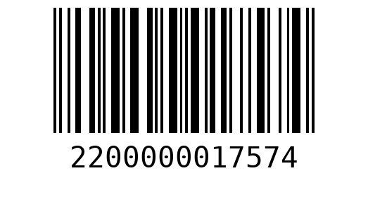 Штрихкод 2200000017574