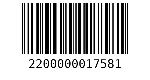 Штрихкод 2200000017581