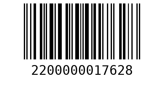 Штрихкод 2200000017628