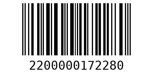 Штрихкод 2200000172280