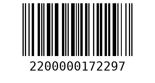 Штрихкод 2200000172297