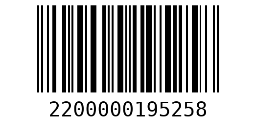 Штрихкод 2200000195258