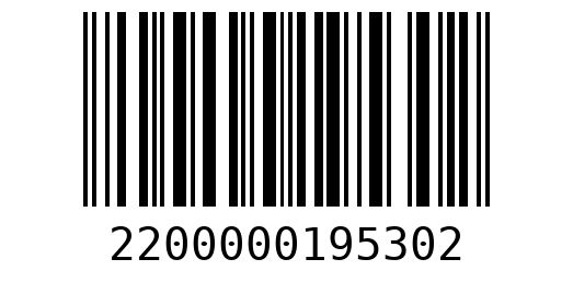 Штрихкод 2200000195302