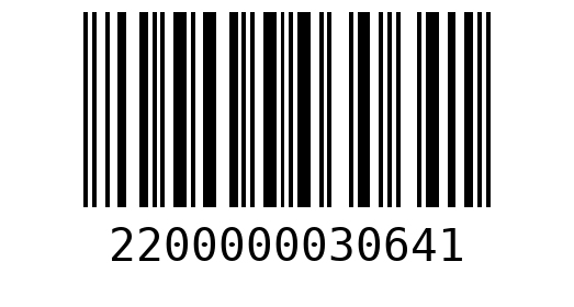 Штрихкод 2200000030641
