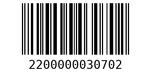 Штрихкод 2200000030702