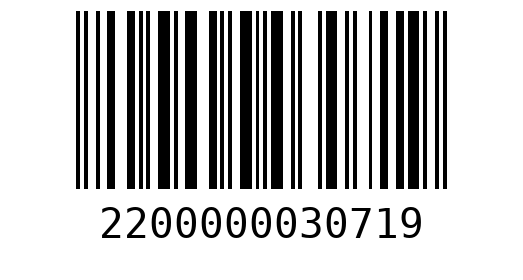 Штрихкод 2200000030719