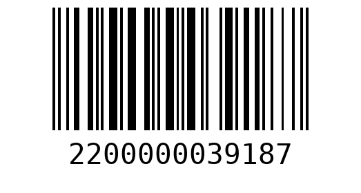Штрихкод 2200000039187