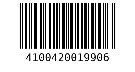 Штрихкод 4100420019906
