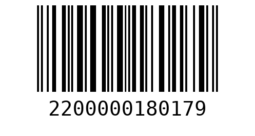 Штрихкод 2200000180179