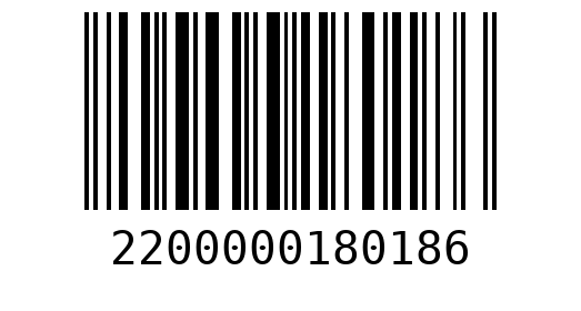 Штрихкод 2200000180186