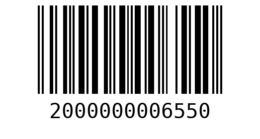 Штрихкод 2000000006550