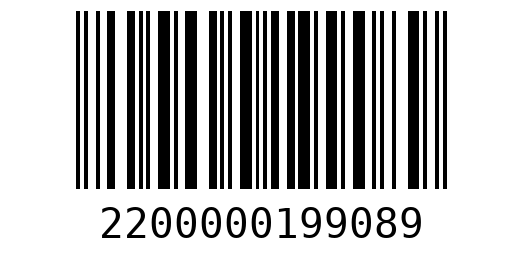 Штрихкод 2200000199089