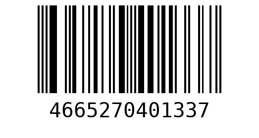Штрихкод 4665270401337