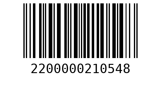 Штрихкод 2200000210548
