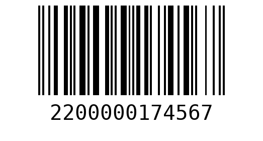 Штрихкод 2200000174567