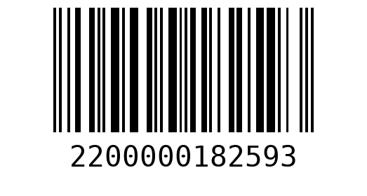 Штрихкод 2200000182593