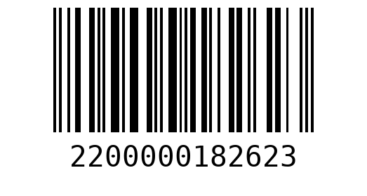 Штрихкод 2200000182623