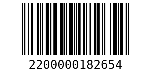 Штрихкод 2200000182654