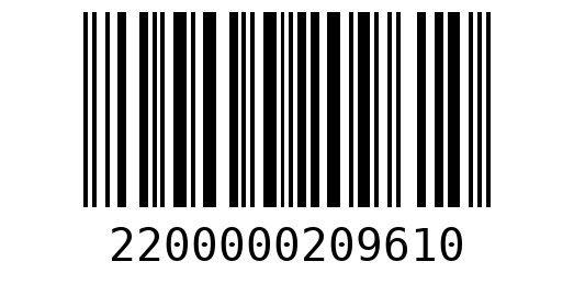 Штрихкод 2200000209610