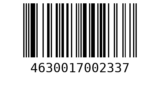 Штрихкод 4630017002337