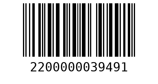 Штрихкод 2200000039491