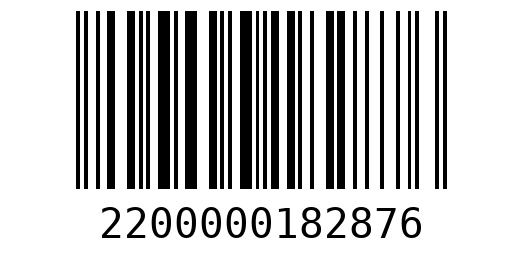 Штрихкод 2200000182876