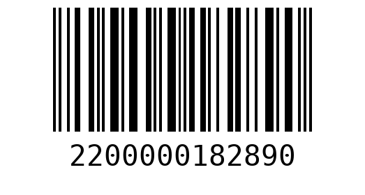 Штрихкод 2200000182890