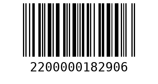 Штрихкод 2200000182906