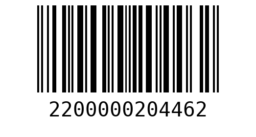 Штрихкод 2200000204462