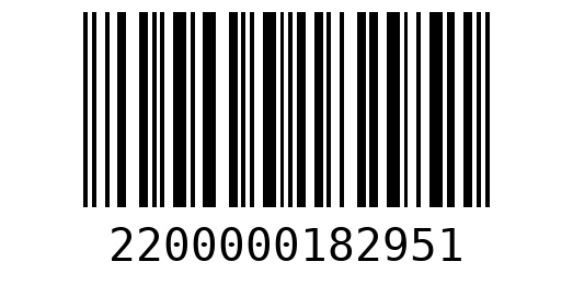 Штрихкод 2200000182951