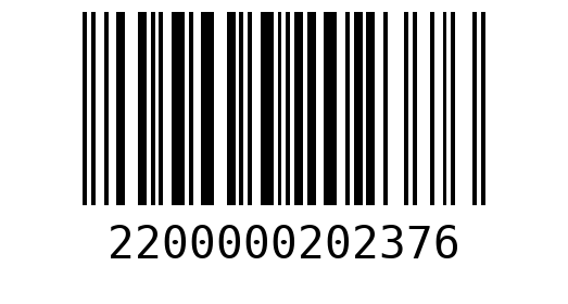 Штрихкод 2200000202376