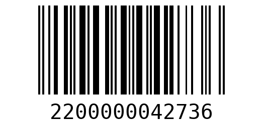 Штрихкод 2200000042736